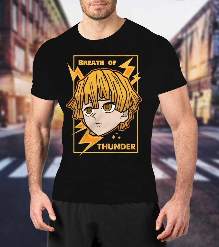 Breath Of Thunder Zenitsu Kimetsu No Yaiba Demon Slayer T-Shirt