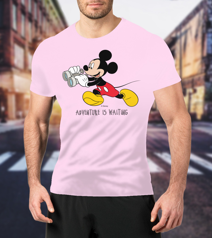 Disney Mickey Mouse Adventure Is Waiting T-Shirt