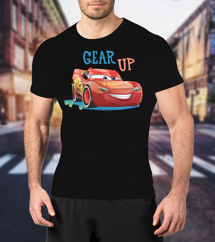 GEAR UP Car 95 Lightning McQueen T-Shirt