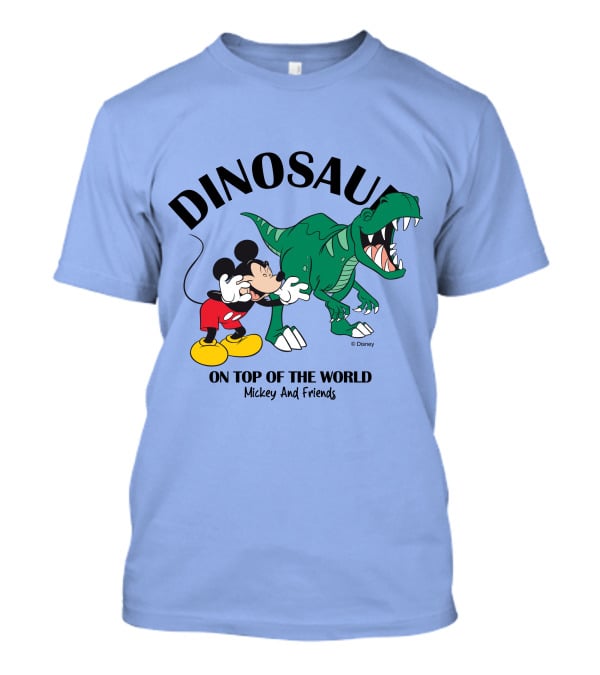 DINOSAUR On Top Of The World Mickey And Friends T-Shirt