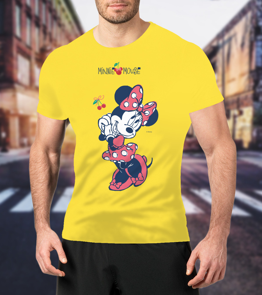 Minnie Mouse Disney Red Polka Dot Dress And Bow T-Shirt