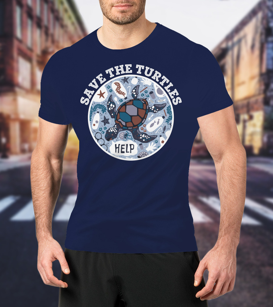 Save The Turtles Help Ocean Animal Rescue Campaign T-Shirt