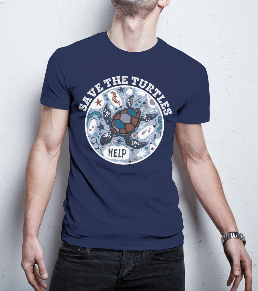 Save The Turtles Help Ocean Animal Rescue Campaign T-Shirt