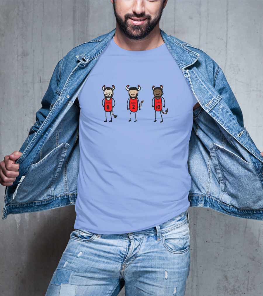 NBA Paint The Cattle Boys Zach Bovine Lonzo Bull Demoo DeRozan Bulls 8 2 10 T-Shirt