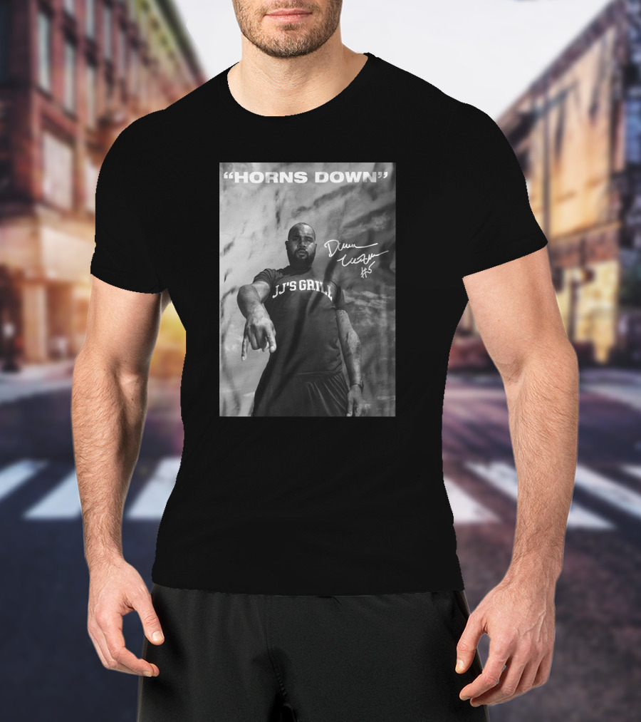Horns Down Jj's Grill Darren Mcfadden Signed Storenvy T-Shirt