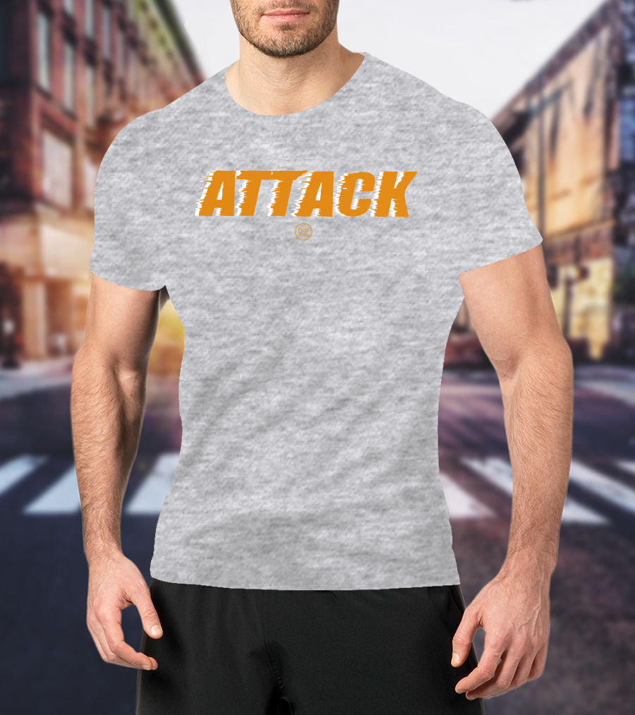 The DW Designs Attack Spyre Sports Group Johnny Majors TN T-Shirt