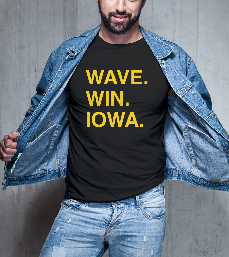 Wave Win Iowa Cody Hills UI Childrens Hawkeyes Obvious Merch T-Shirt