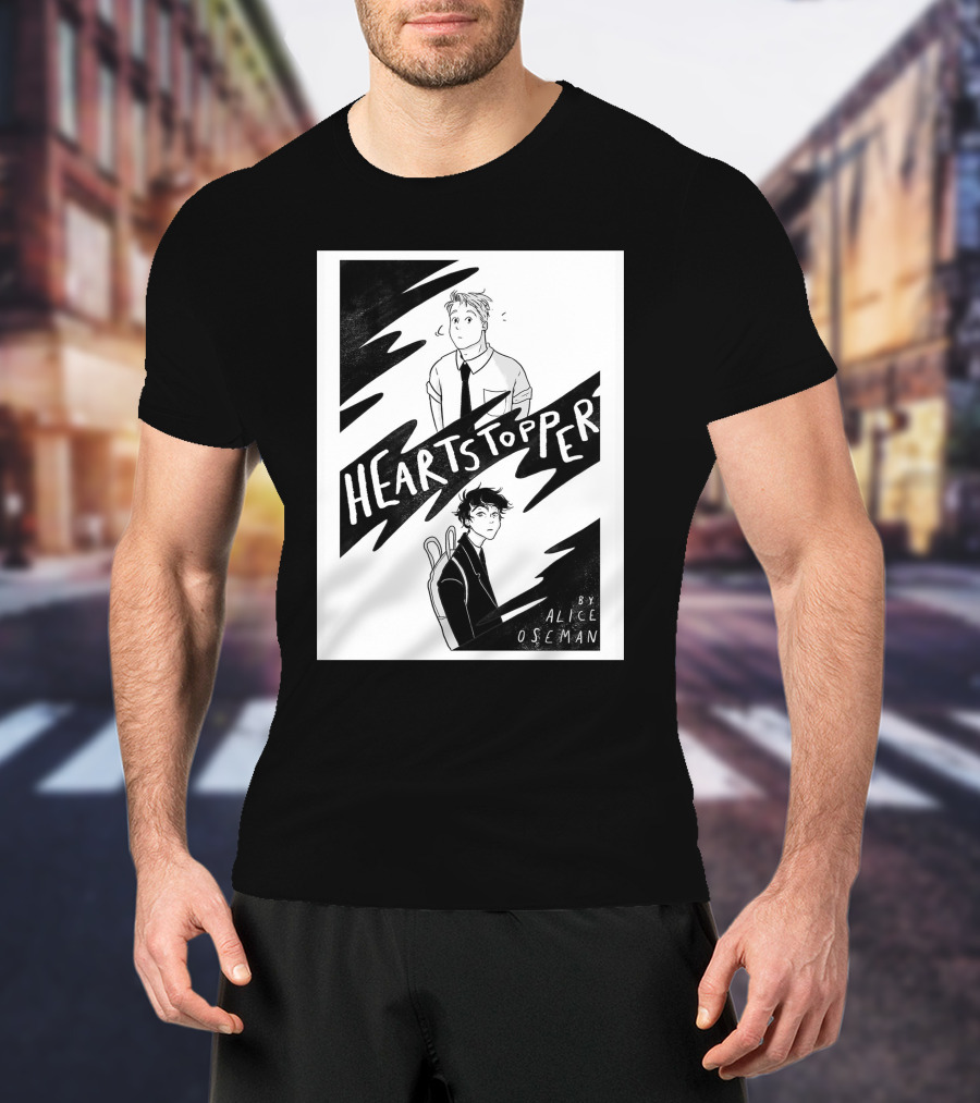 Heartstopper By Alice Oseman Solitaire Co UK Frances Janvi3r Graphic Novel Cover T-Shirt