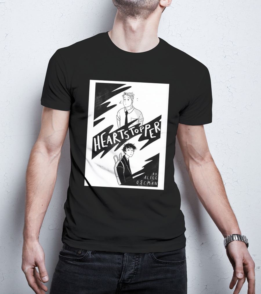 Heartstopper By Alice Oseman Solitaire Co UK Frances Janvi3r Graphic Novel Cover T-Shirt