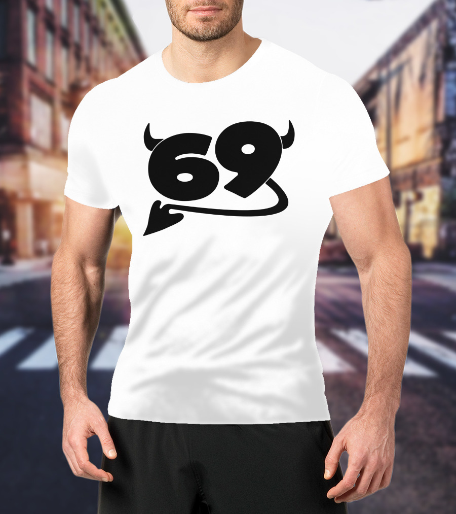 King Princess Merch 69 Devil Graphic White T-Shirt