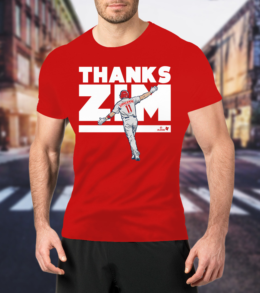 Ryan Zimmerman Thanks Zim Washington Nationals Fans Players Association T-Shirt