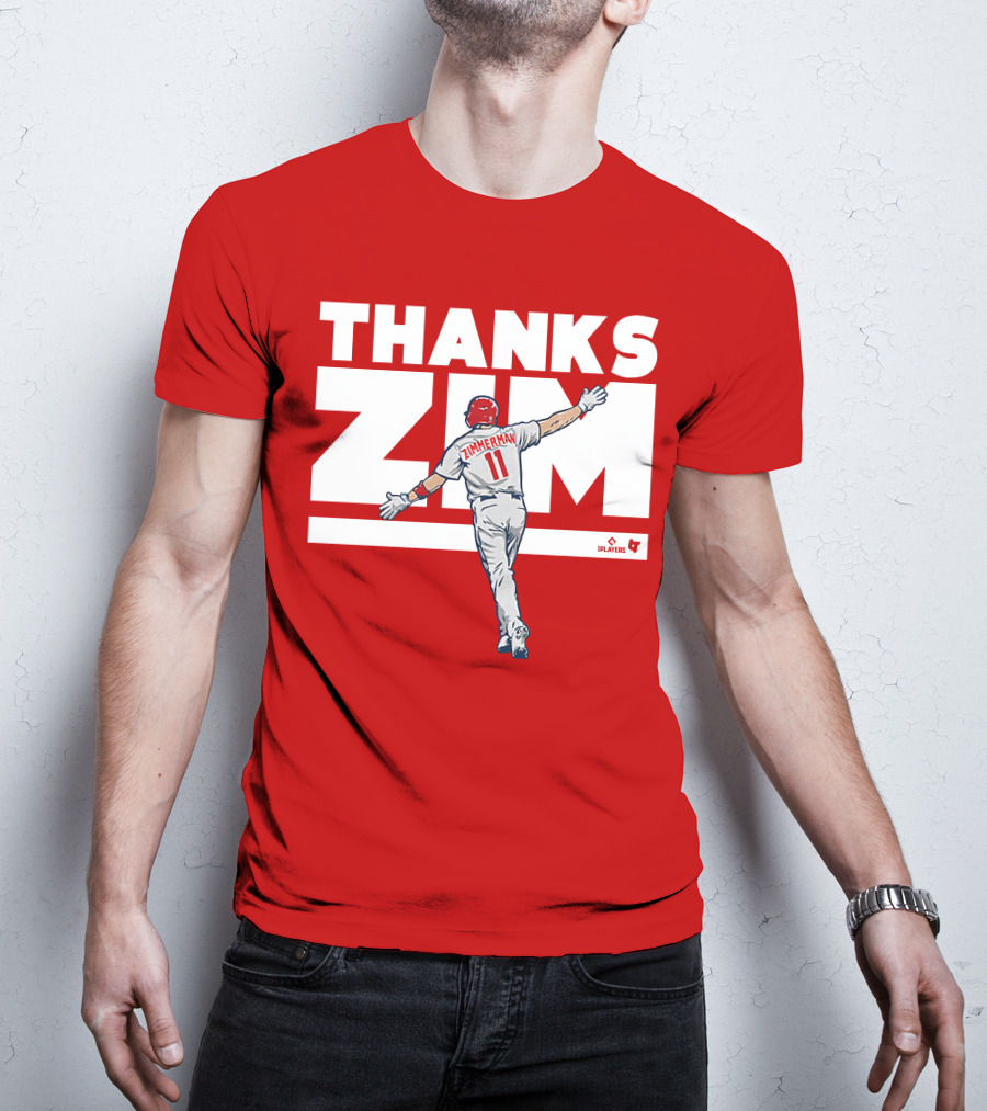 Ryan Zimmerman Thanks Zim Washington Nationals Fans Players Association T-Shirt