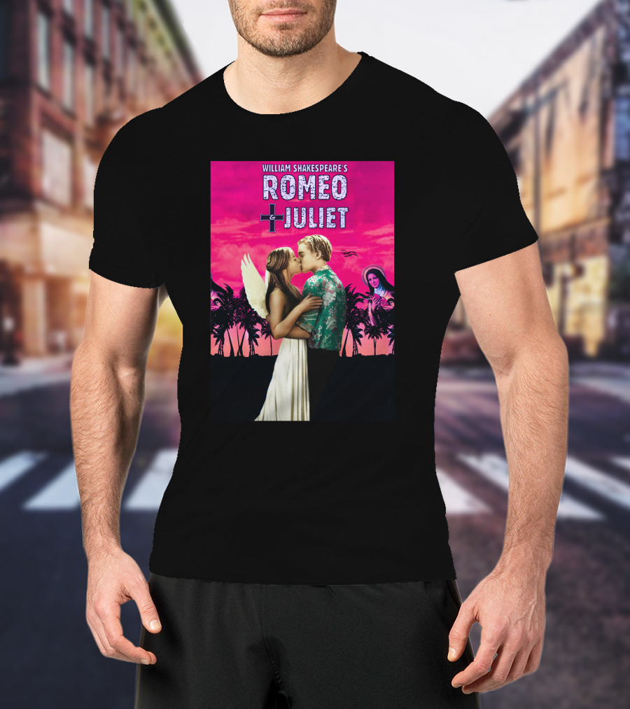 William Shakespeare's Romeo Juliet Ely Kreimendahl Tropical Angel Romance T-Shirt