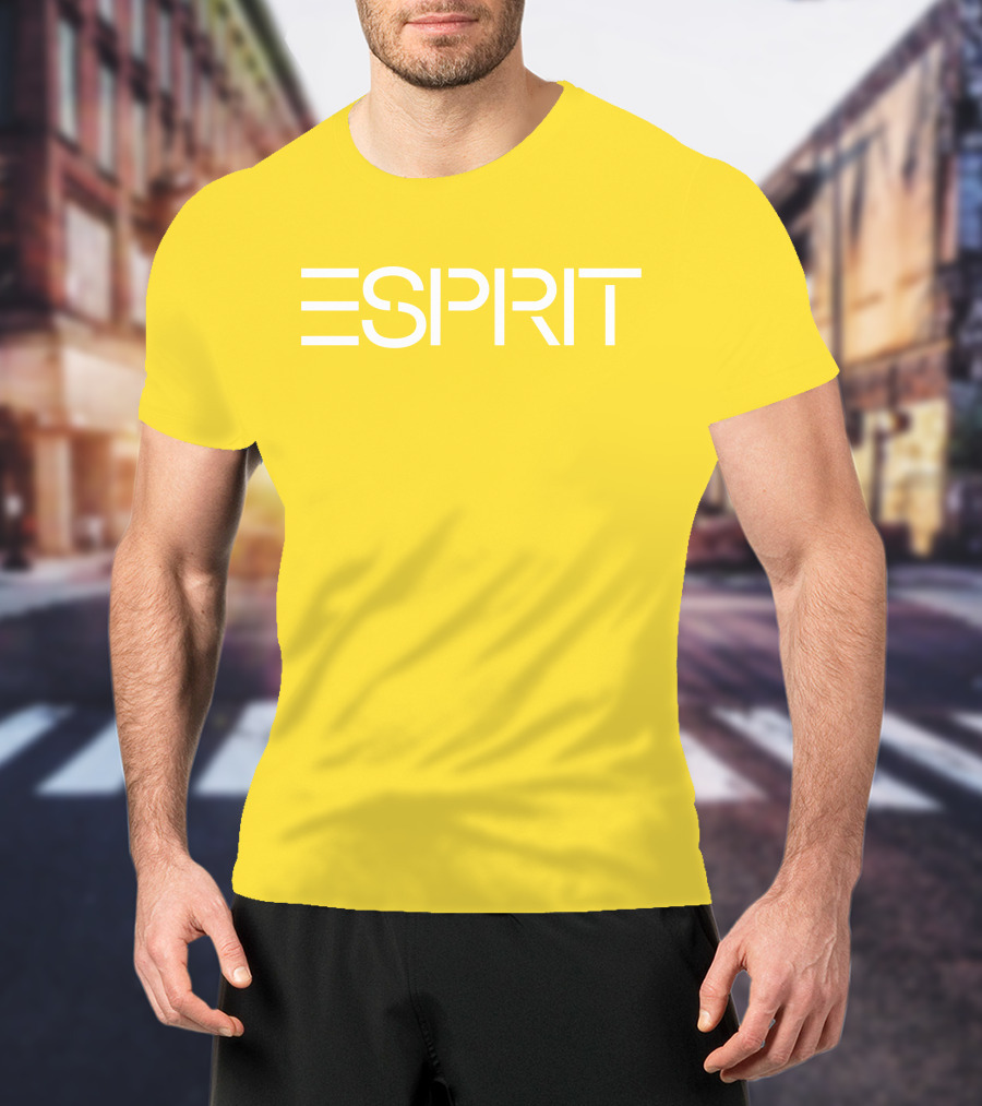 Hbx Store Merch Esprit Yellow Background T-Shirt