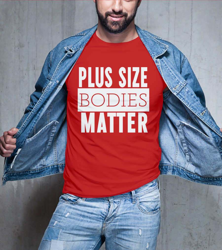 Plus Size Bodies Matter Big Mama Sandy Empowerment Message T-Shirt