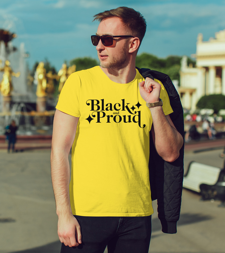 Black And Proud Scorpio Sky T-Shirt