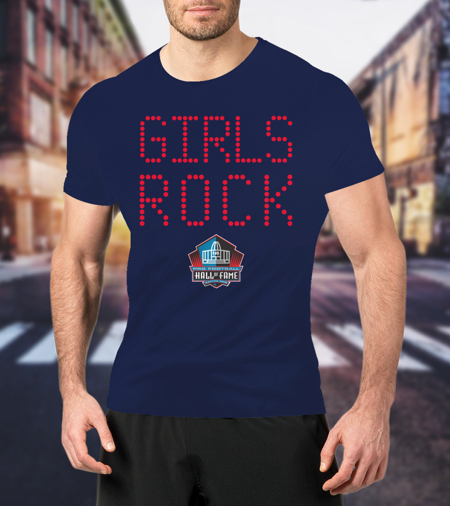 Pro Football Hall Of Fame Girls Rock Youth Merch T-Shirt