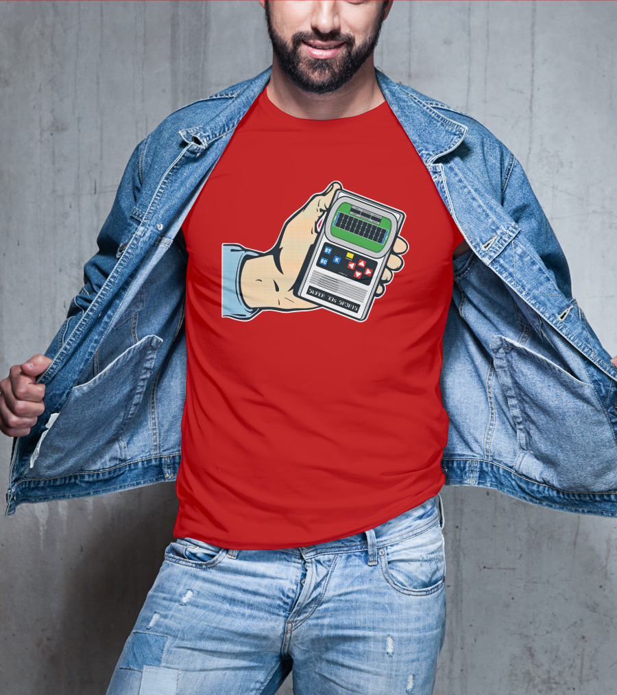 Super 70s Sports Handheld Electronic Football Vintage Style Retro Gaming Nostalgia T-Shirt