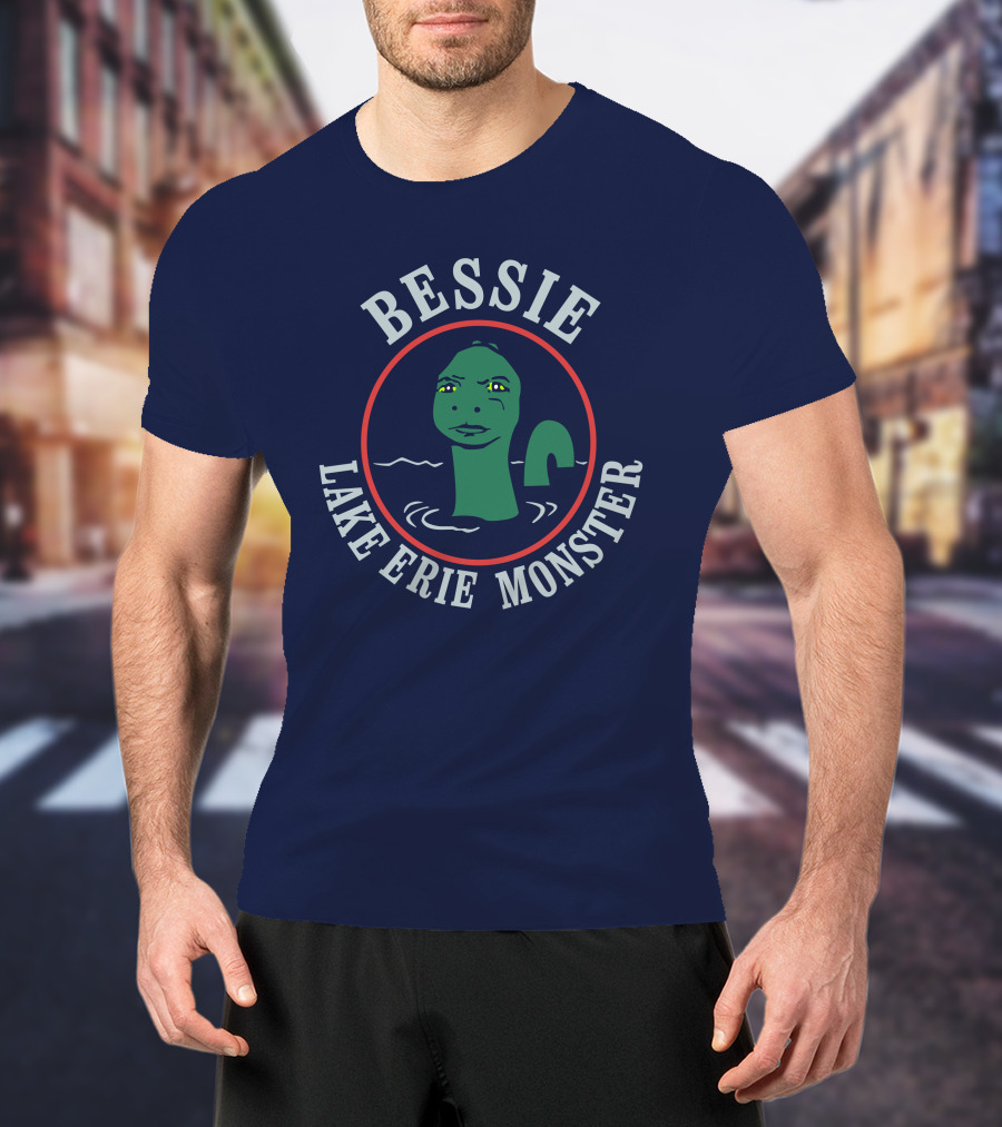 Bessie Lake Erie Monster Homage Store Merch Paula Fett T-Shirt