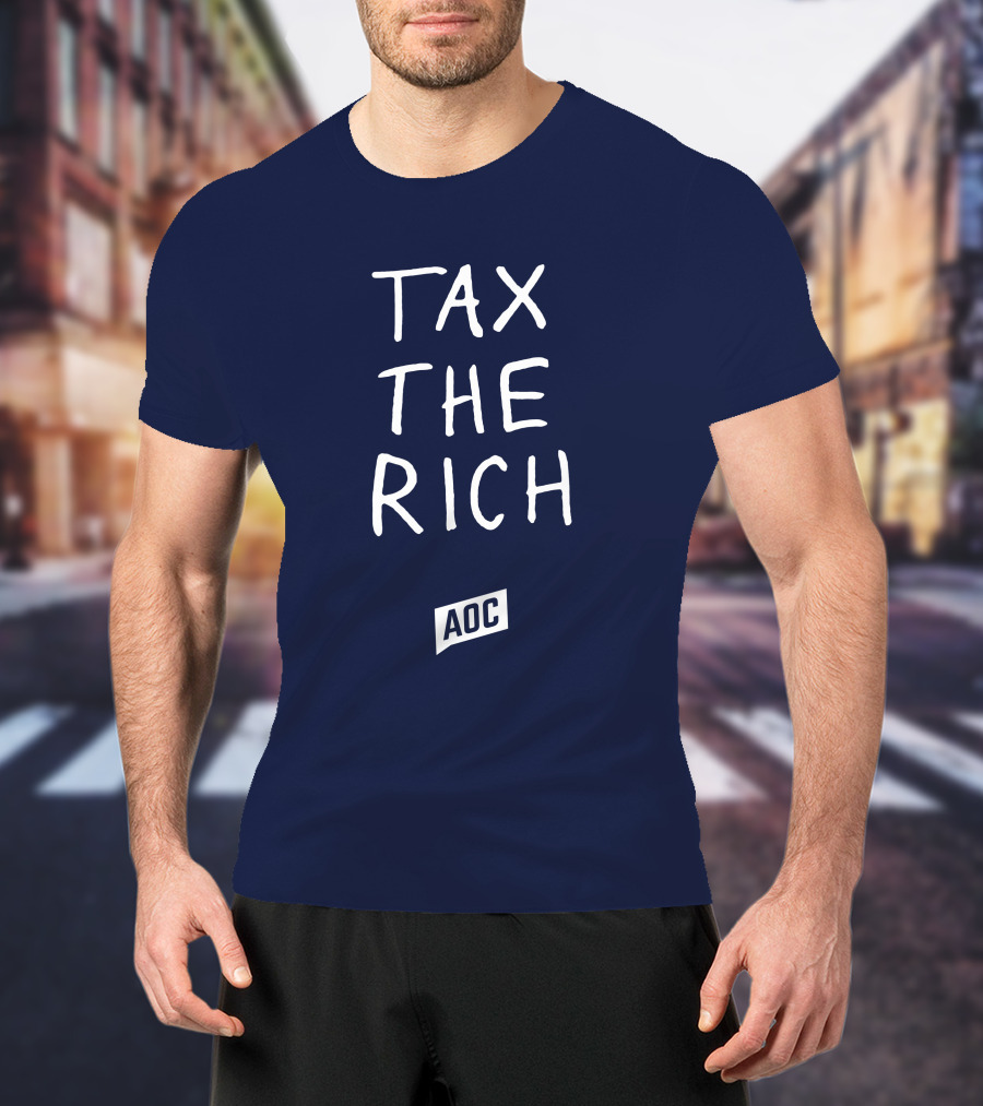 AOC Tax The Rich Ocasio Cortez Merch T-Shirt