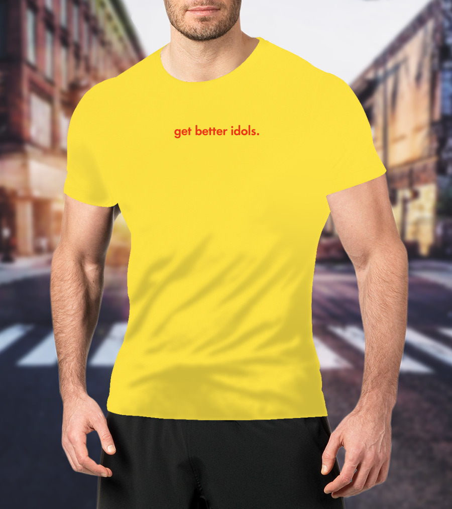 Bailey Sarian Merch Get Better Idols Red Text T-Shirt
