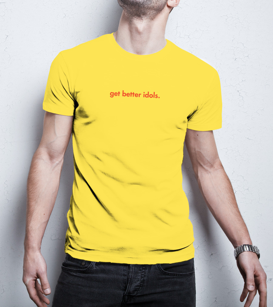 Bailey Sarian Merch Get Better Idols Red Text T-Shirt
