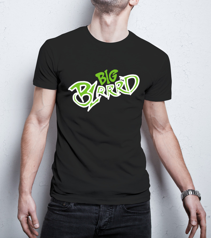 Pooh Shiesty Merch Big Blrrd Graphic Text Green T-Shirt
