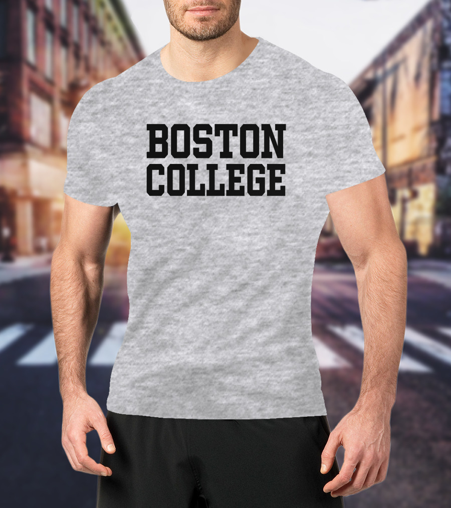 Boston College Dylan O'brien Archive Classic Style Collegiate Look T-Shirt