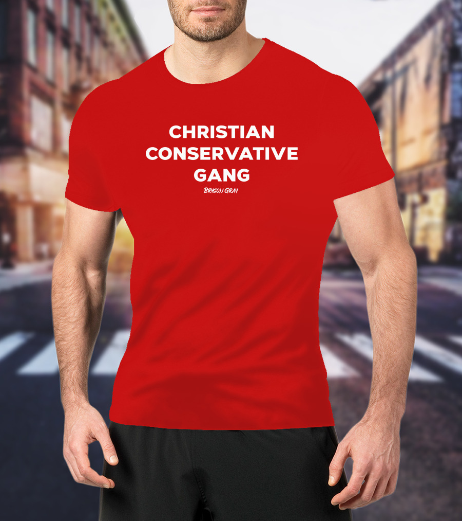 Christian Conservative Gang Bryson Gray T-Shirt