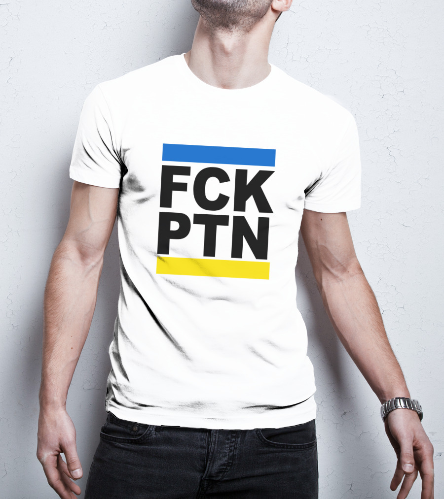 FCK PTN Blue Yellow Stripes T-Shirt
