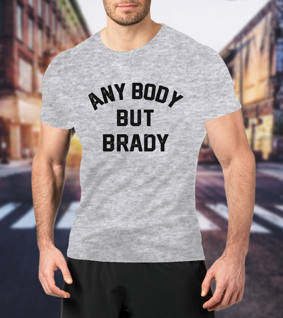 Steel City Anybody But Brady Football Fan Pittsburgh Dad T-Shirt