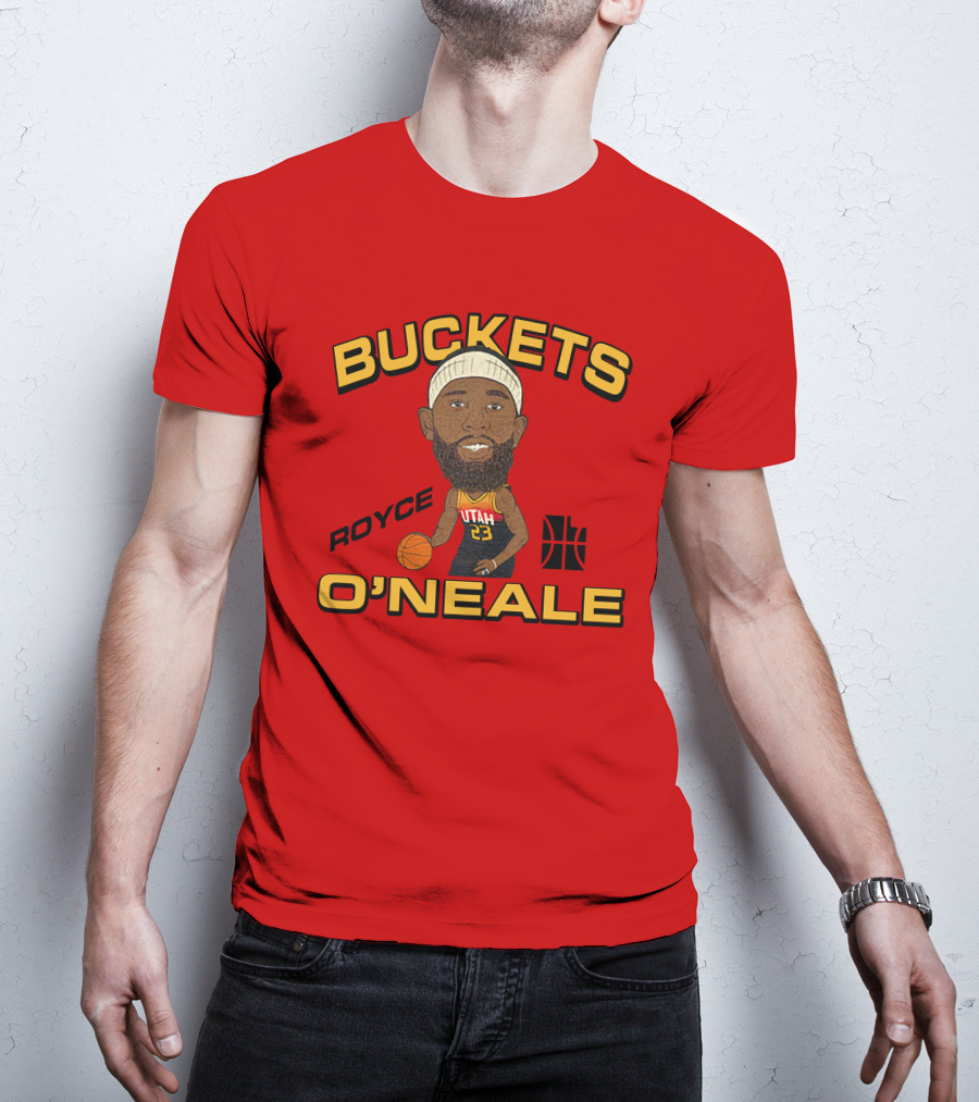 Buckets O'Neale Royce Utah Jazz Team Homage Merch T-Shirt