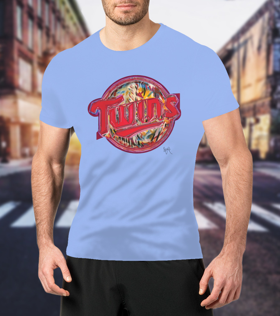 Twins Jimmy Longoria Local Artist Minnesota Baseball T-Shirt