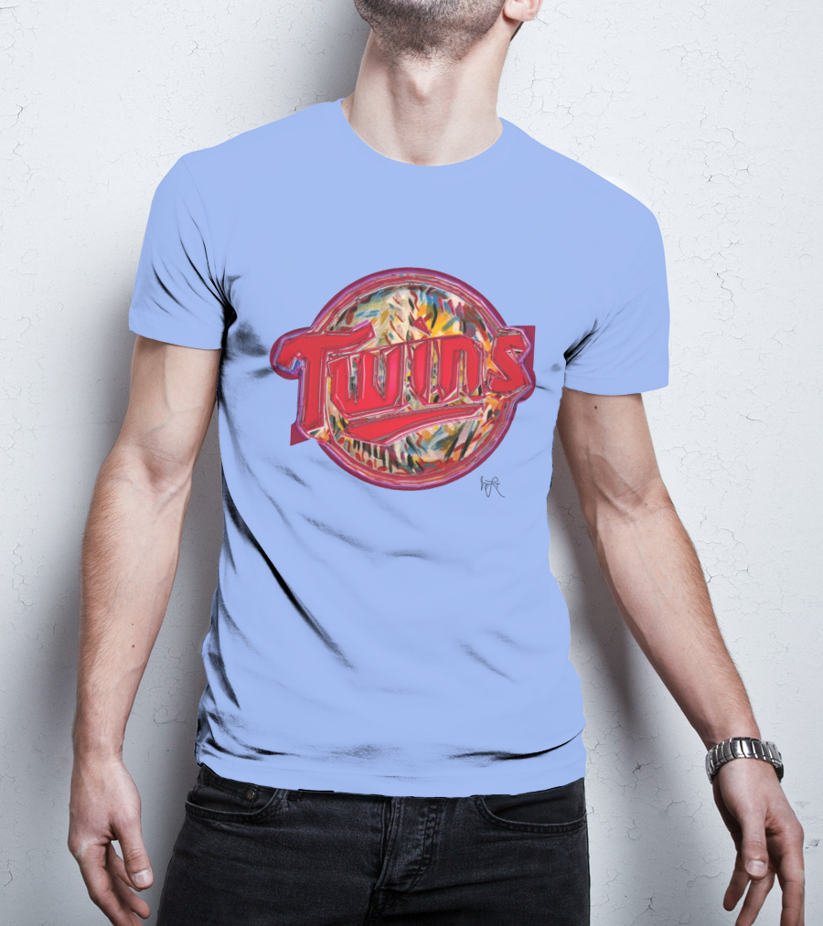 Twins Jimmy Longoria Local Artist Minnesota Baseball T-Shirt