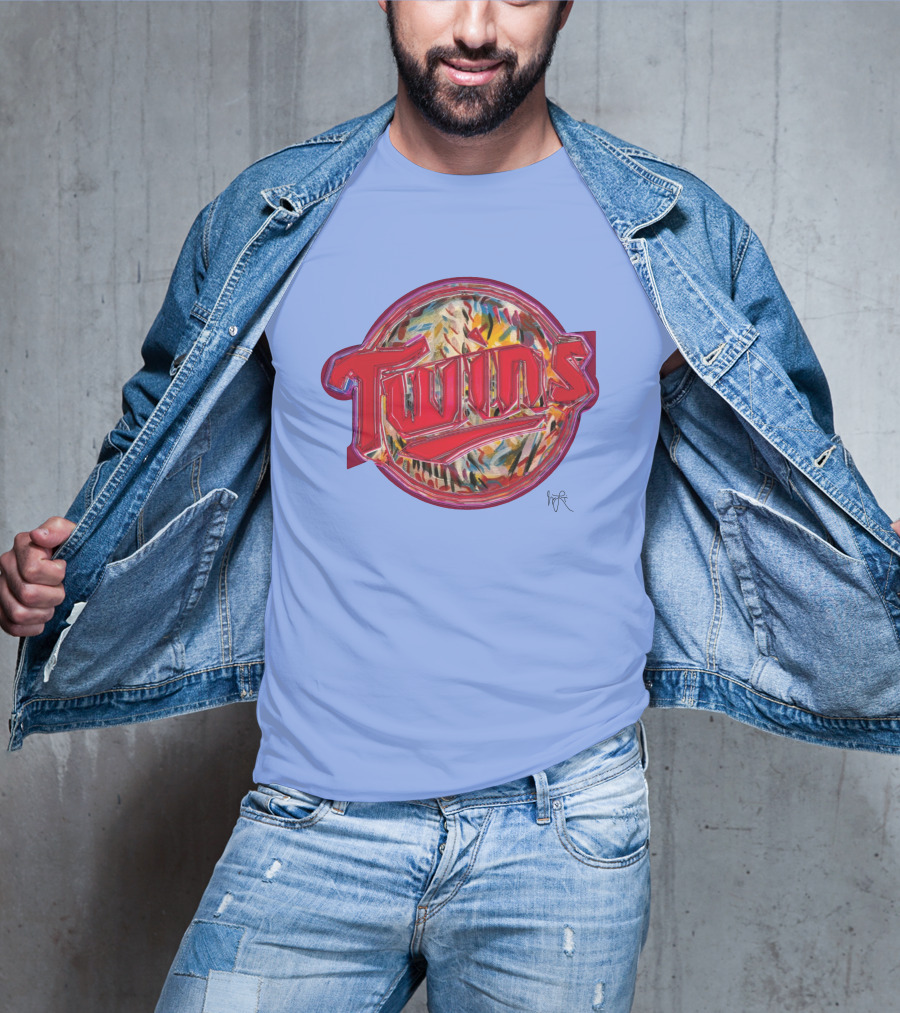 Twins Jimmy Longoria Local Artist Minnesota Baseball T-Shirt