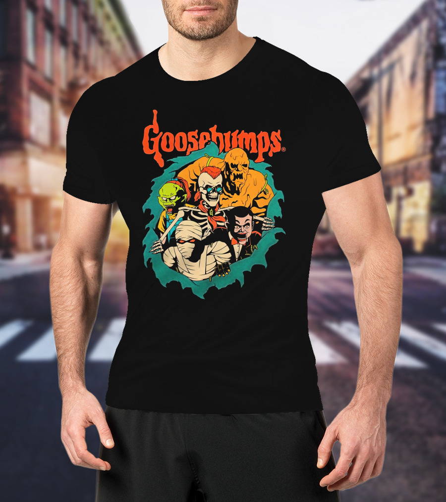Goosebumps Creepy Co Mummy Monsters Retro Horror T-Shirt