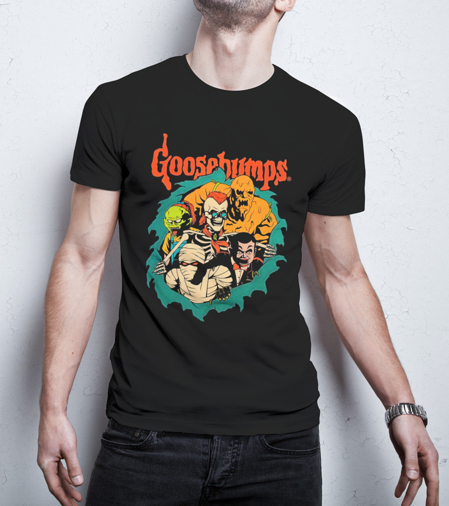 Goosebumps Creepy Co Mummy Monsters Retro Horror T-Shirt