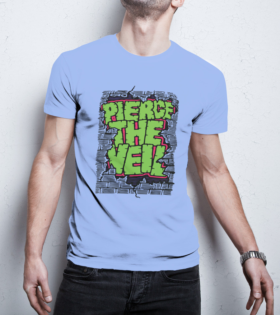 Pierce The Veil Freakish Beast Brick Wall T-Shirt