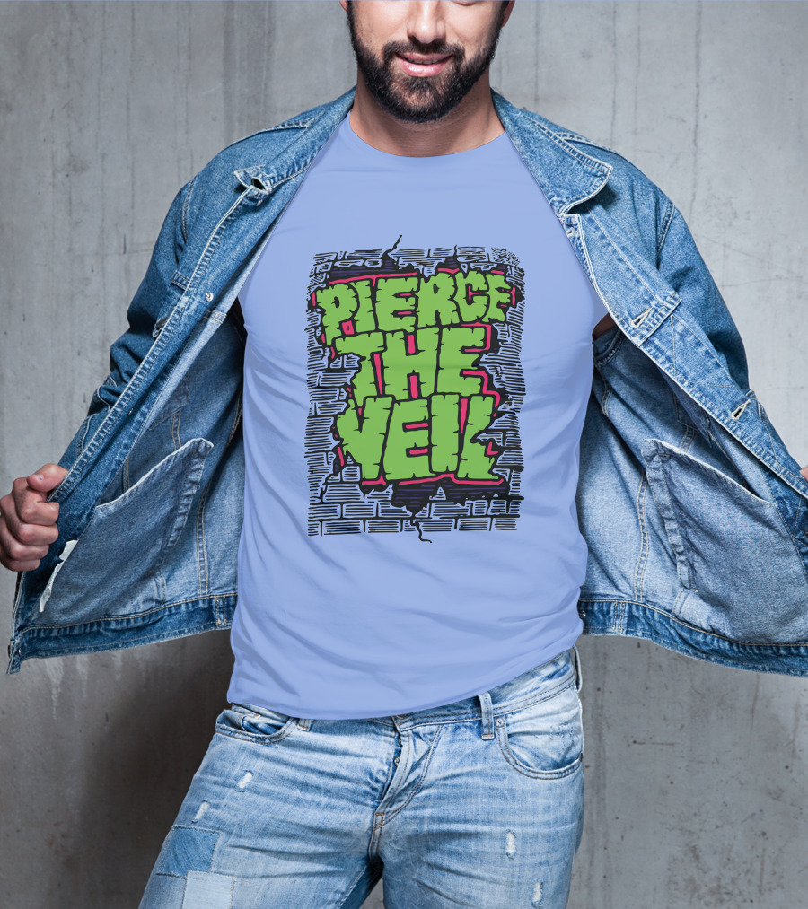 Pierce The Veil Freakish Beast Brick Wall T-Shirt