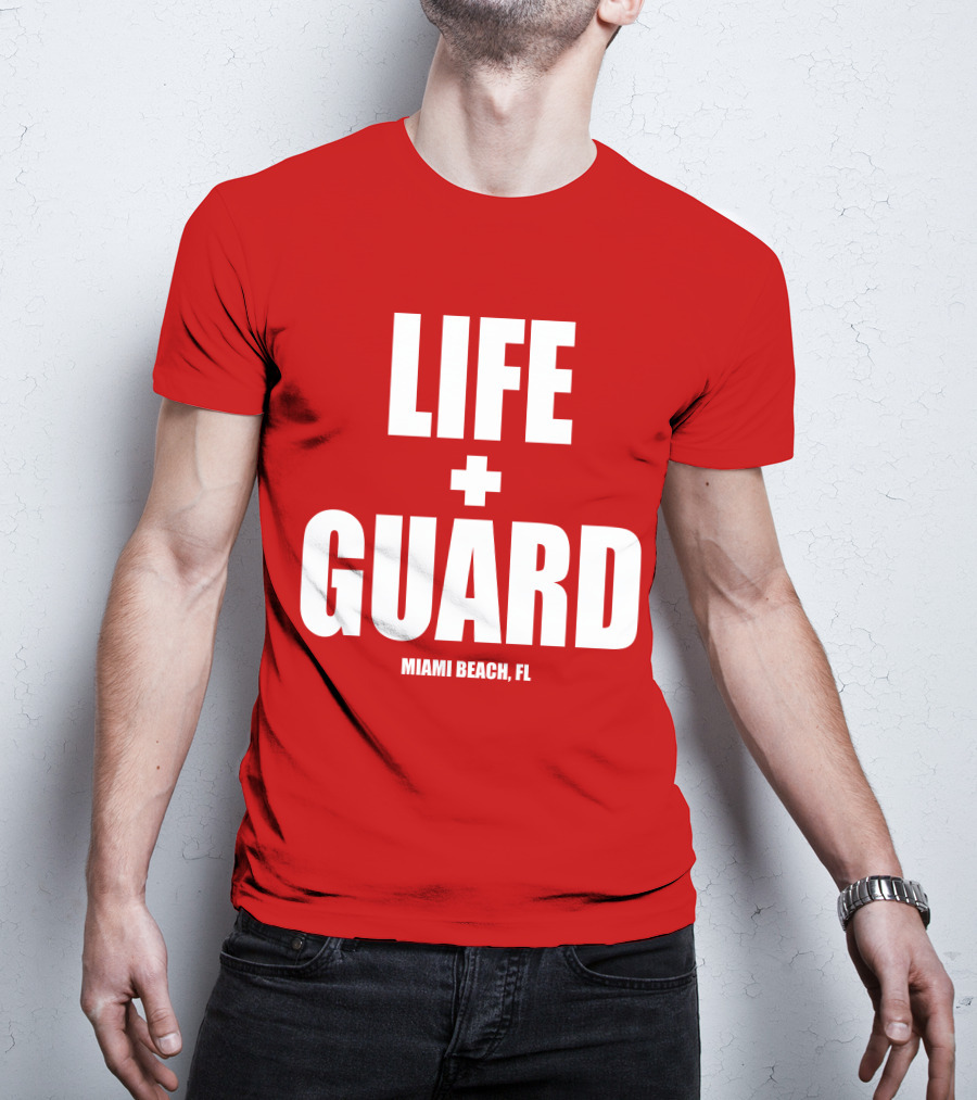 Lifeguard Miami Beach FL Thomas Sanders T-Shirt