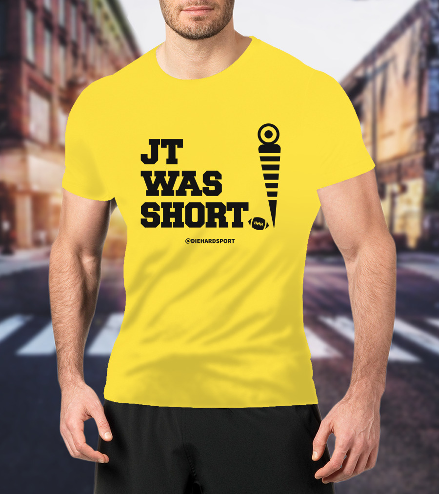 JT Was Short @DiehardSport Football Marker T-Shirt