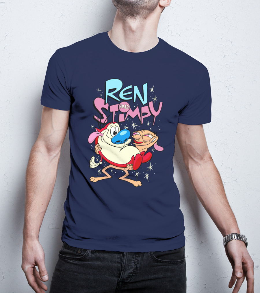 Ren And Stimpy Cartoon Nickelodeon Rugrat T-Shirt