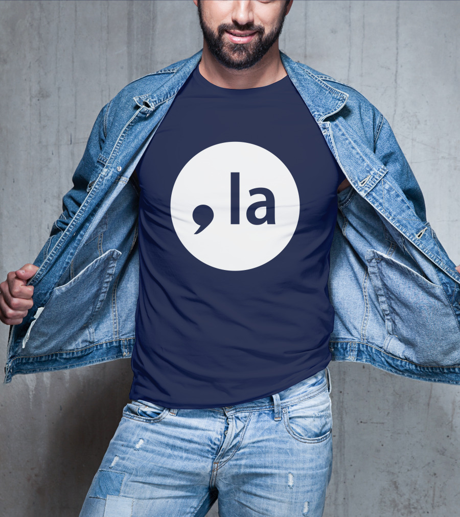 Comma La Elzey Quirky Text T-Shirt