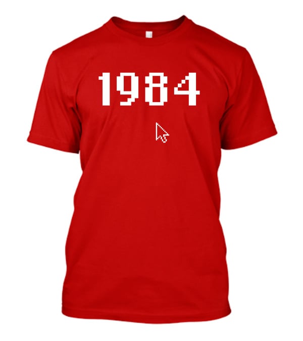 Macrumors Throwboy Apple 1984 Pixel Cursor T-Shirt