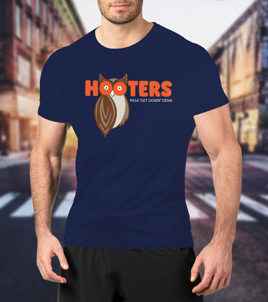 Michael Schwab Cristian Javier Hooters Owl Pasa Get Down Dena T-Shirt