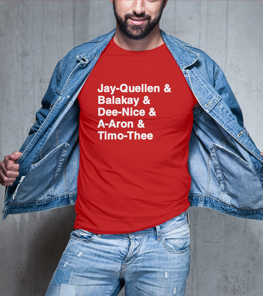 Jay Quellen And Balakay And Dee Nice And A-Aron And Timo Thee T-Shirt