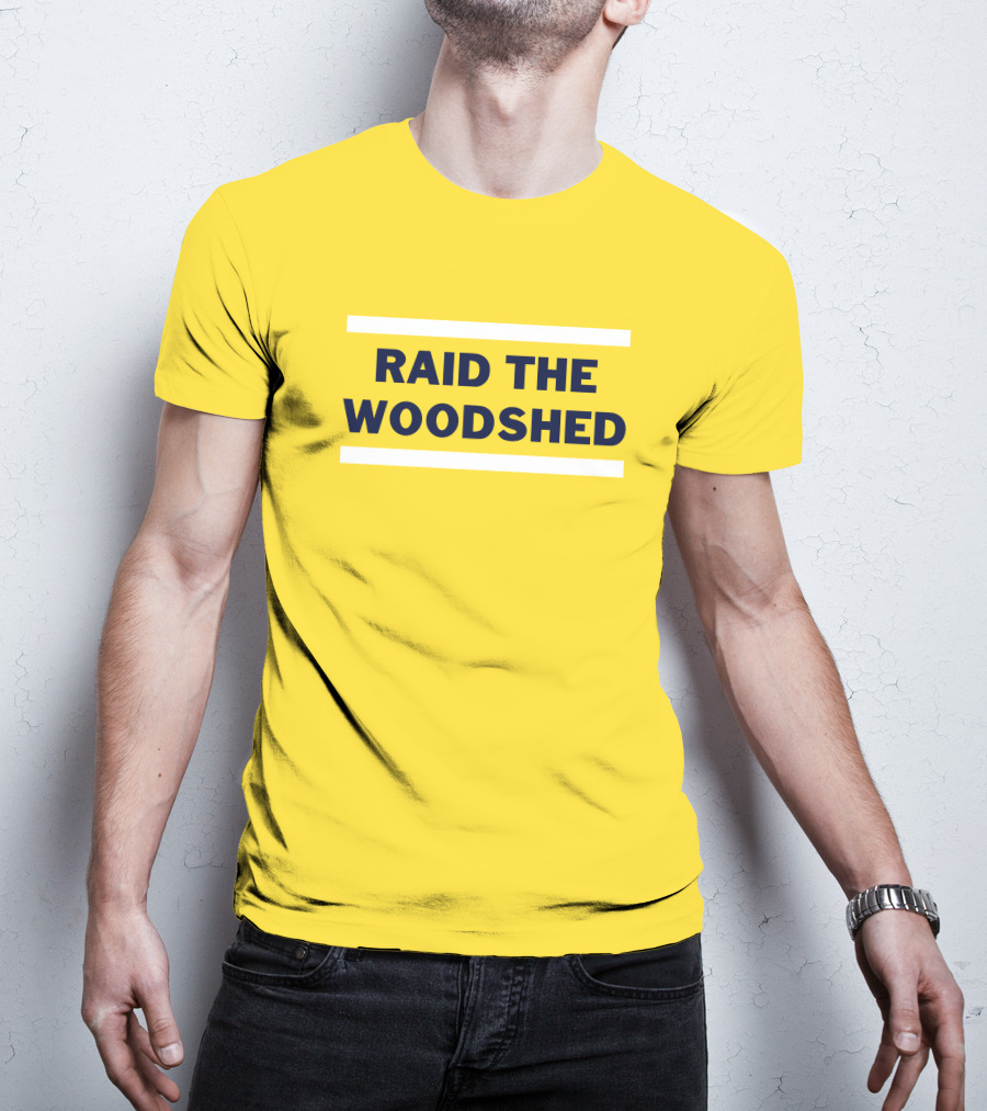 Dougie Tutter Raid The Woodshed Bold Yellow T-Shirt
