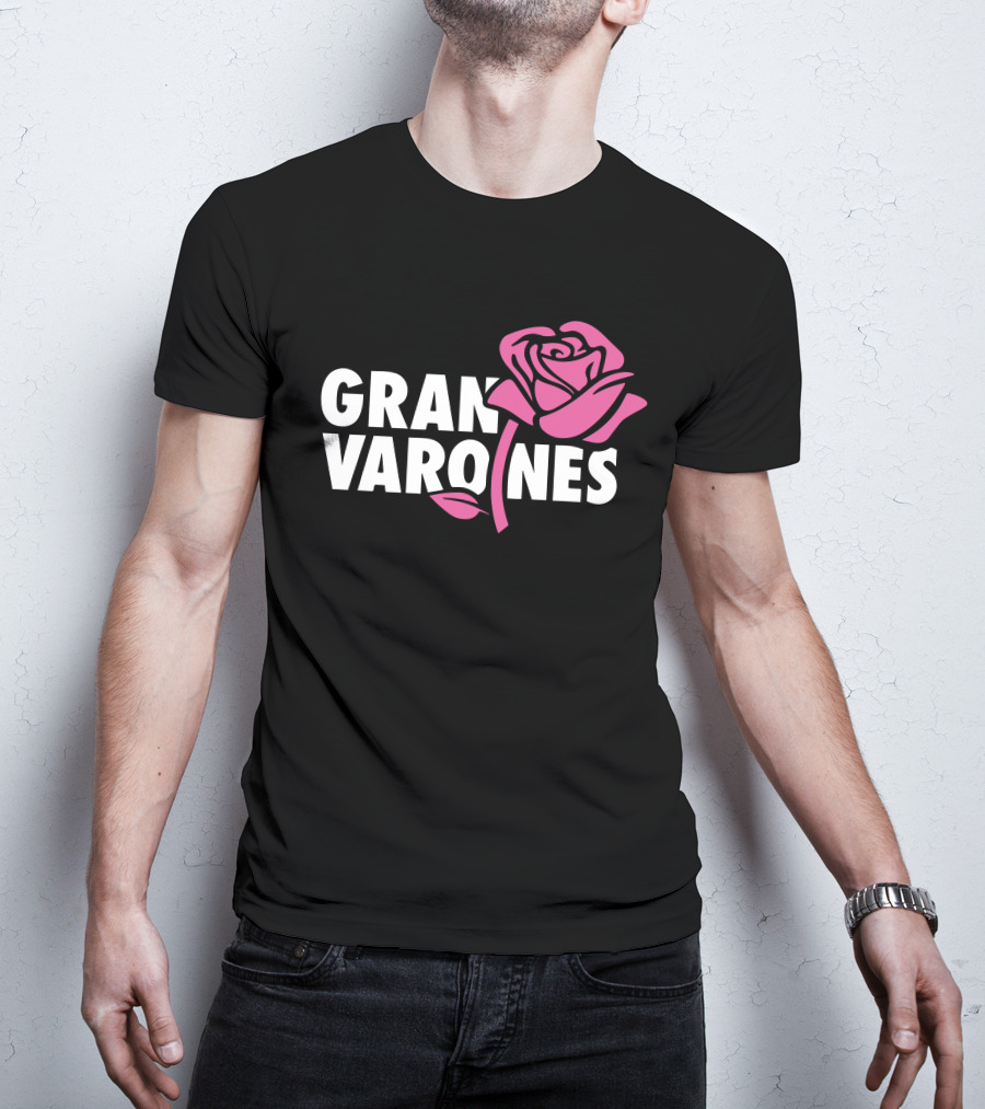 Gran Varones Rose Graphic Merch T-Shirt