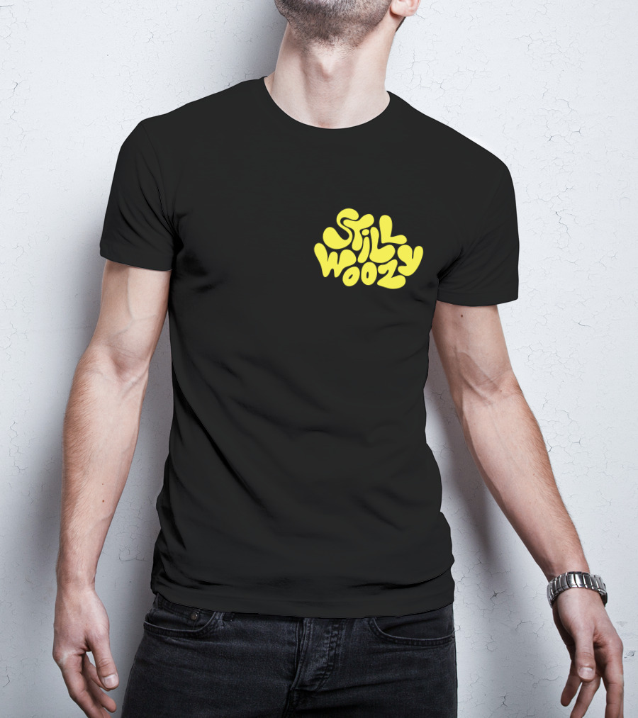 Still Woozy Yellow Text Merch T-Shirt