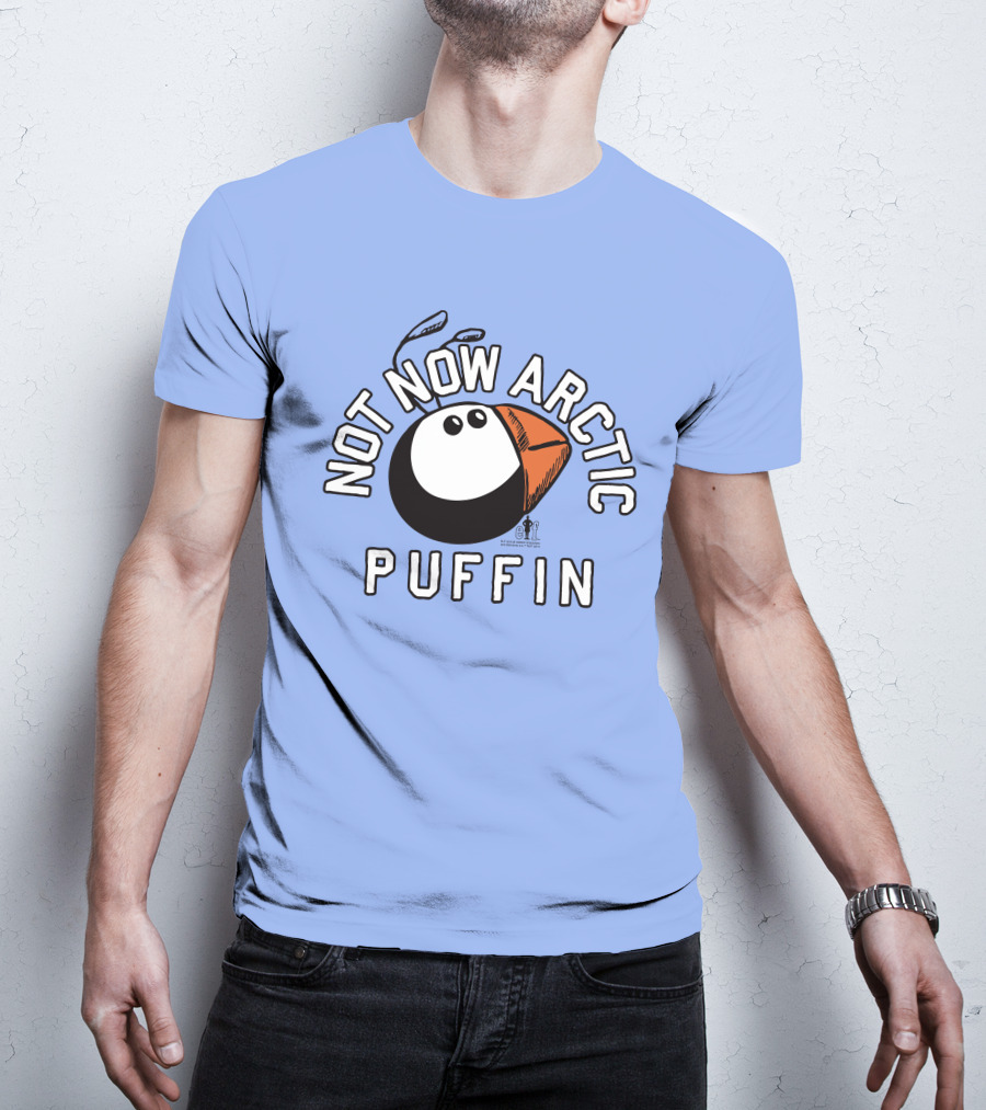 Not Now Arctic Puffin Mood Just Mike T-Shirt